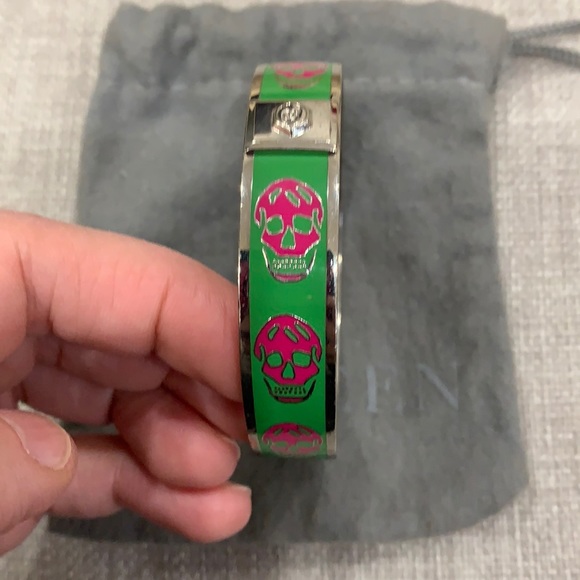 Alexander McQueen Jewelry - Authentic Alexander McQueen skull bangle bracelet